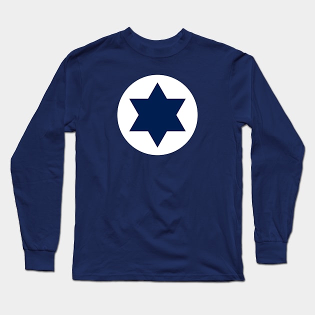 Roundel of the Israeli Air Force 2023 Long Sleeve T-Shirt by EphemeraKiosk